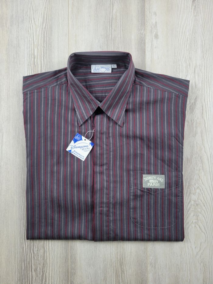 Chemise Disney neuve L – Disneyland Paris Est.1992  – Grise
