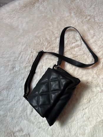 Sac à bandoulière noir Mango
