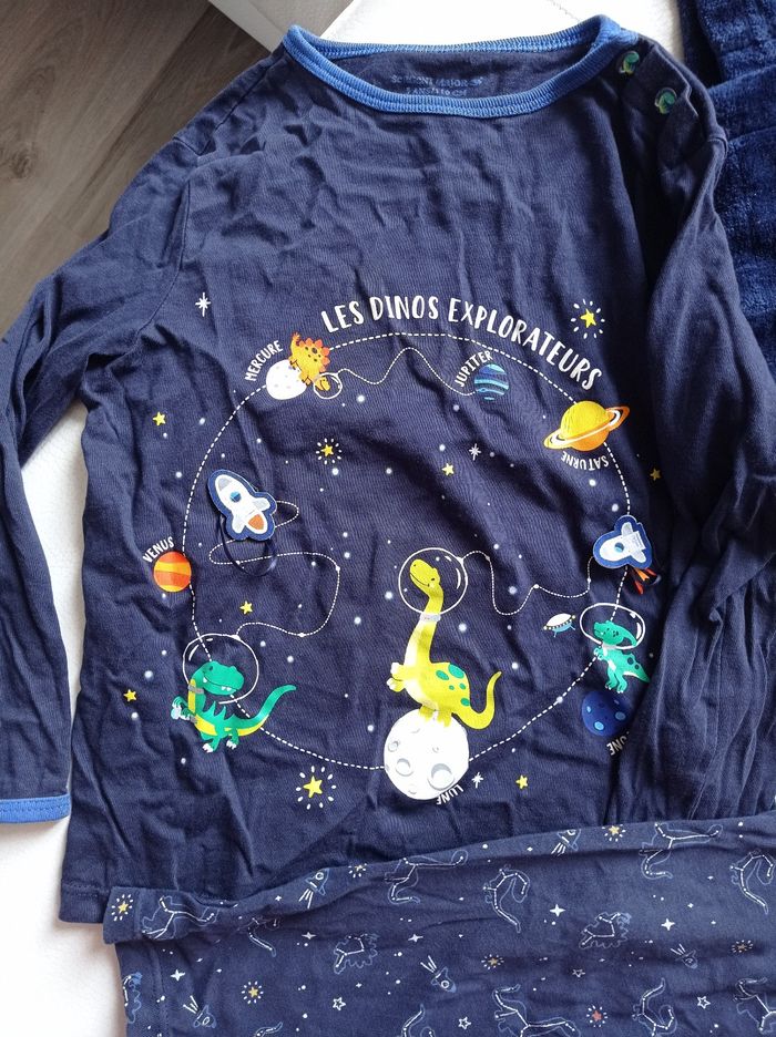 Pyjama et robe de chambre garçon sergent major 5 ans - photo numéro 2