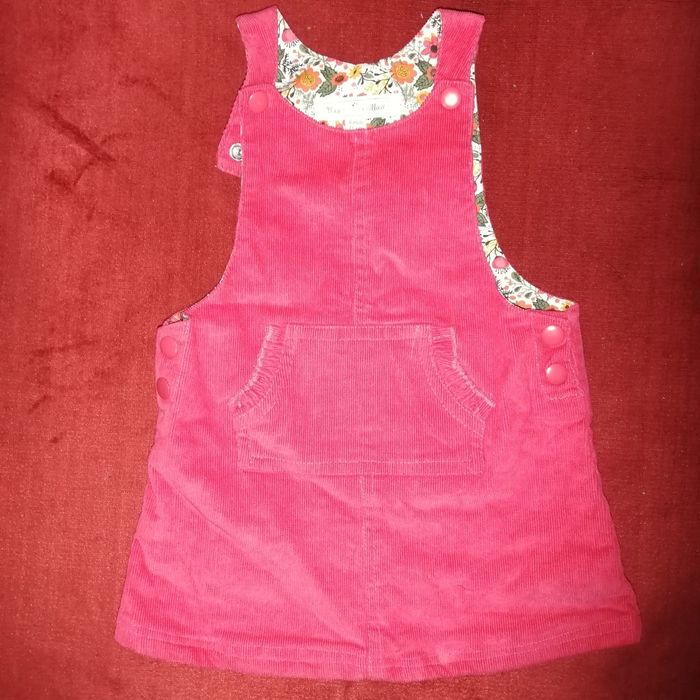 Robe rouge bébé fille 9 mois