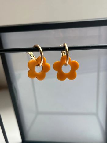 Boucles d’oreilles, fleurs