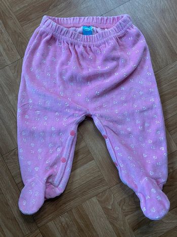 Pantalon de pyjamas rose rose taille 6 mois vintage Night