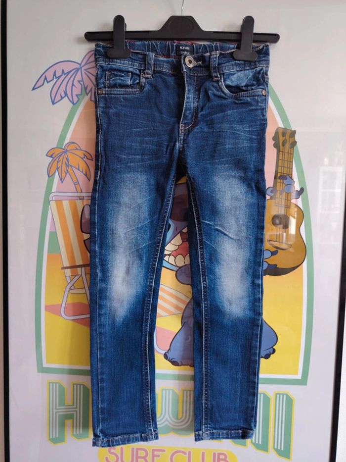 Jean bleu skinny fit Kiabi 6 ans - photo numéro 2