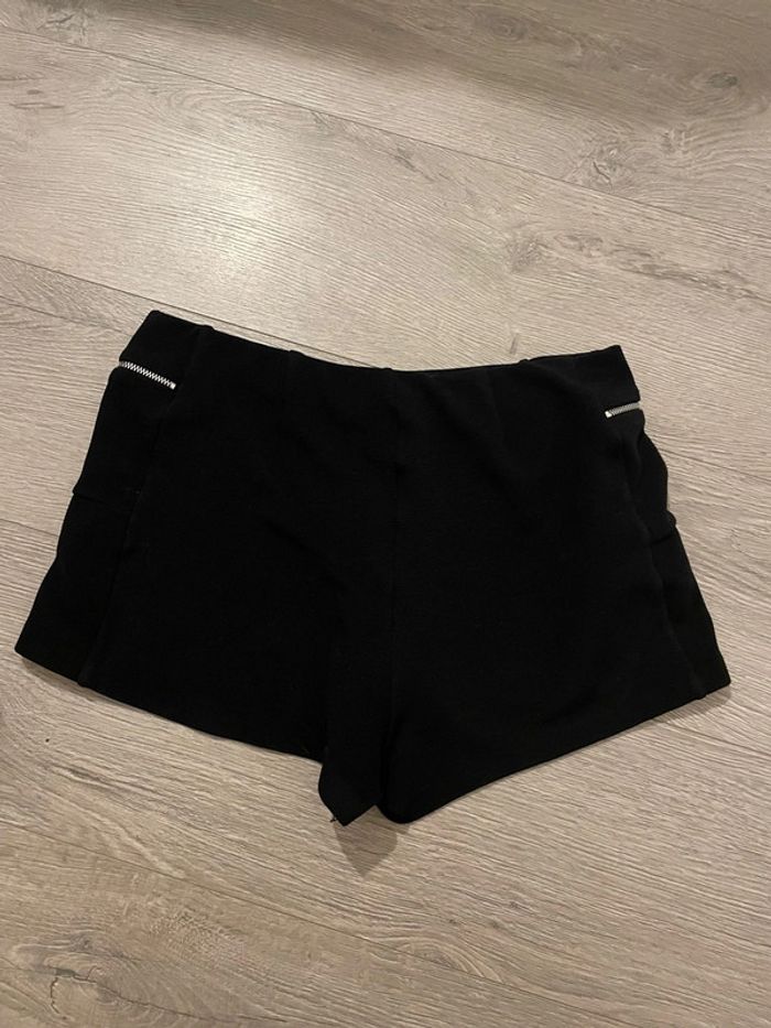 Short noir Pull & Bear - Taille L (40) - Fermetures éclair - photo numéro 8