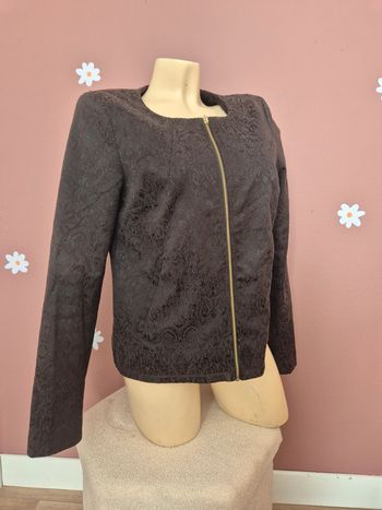 Veste Camaïeu noir baroque 44