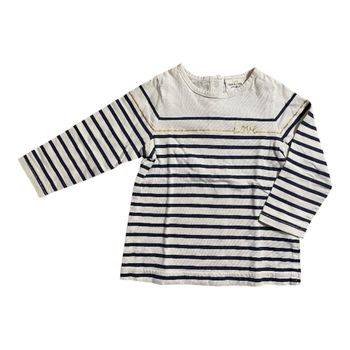 TAO T-shirt marin love Taille 18 mois