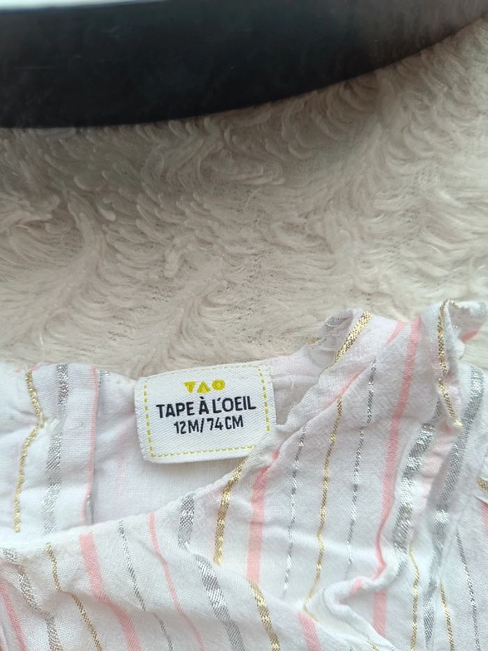 Robe de fête anniversaire mariage Noël Fille 12 mois Tao - photo numéro 7