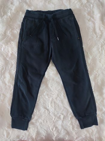 Bas de survêtement noir bi matière œil kenzo taille 5 ans 110 cm