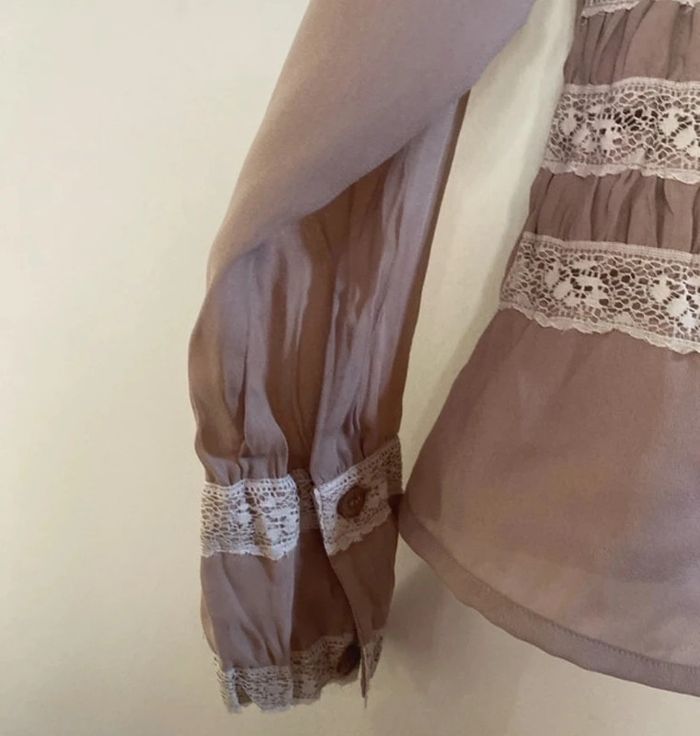Chemise dentelle vintage Tentation taille 38 - photo numéro 5