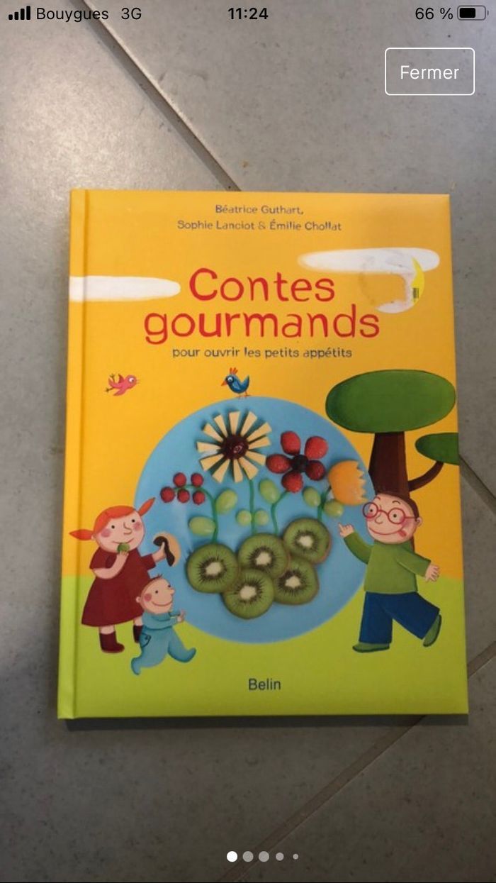 Conte gourmand avec recettes