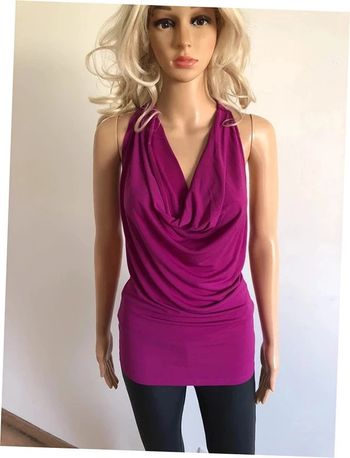 Top fuschia neuf sans manches Morgan taille L (valeur 35€)
