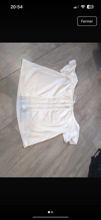 top blanc H&M