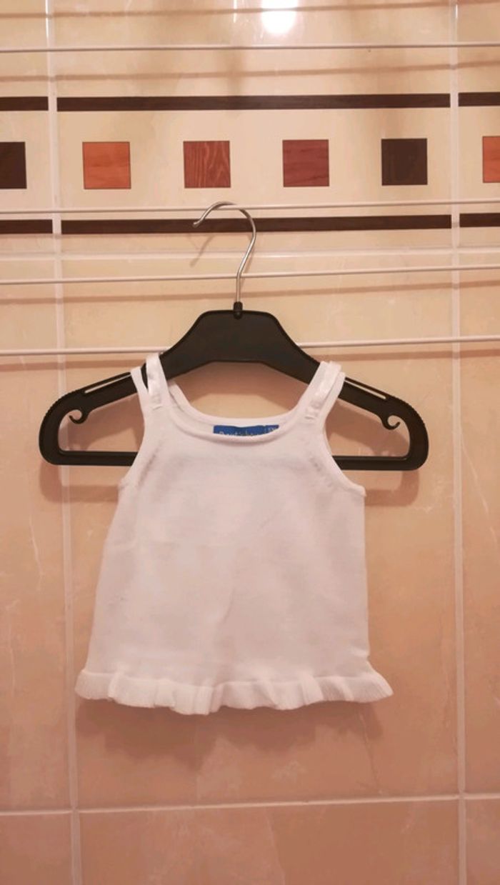 Débardeur avec volant T12 mois - V92B