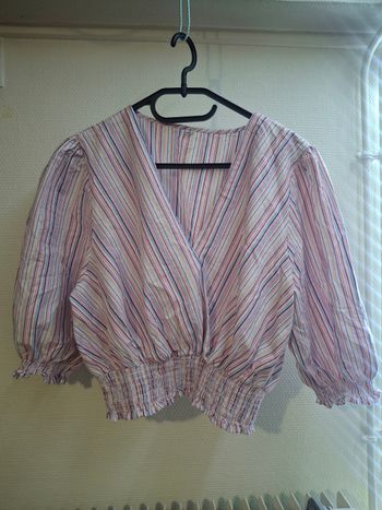 Blouse col V