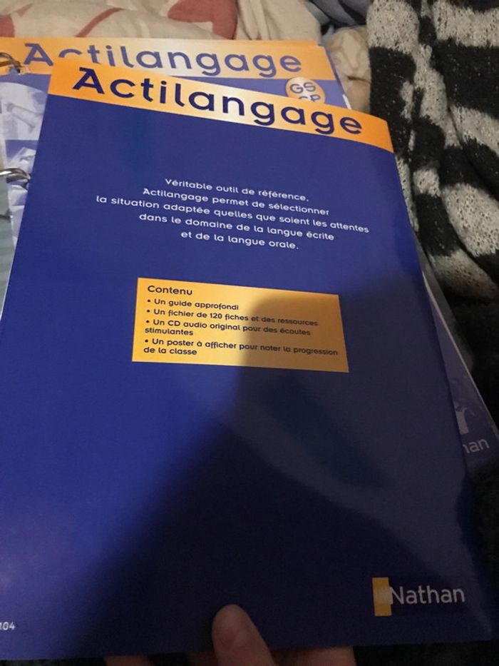 Actilangage GS CP pour construire l’oral et l’écrit Nathan - photo numéro 2