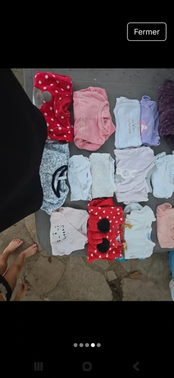 Grod lots de vêtements 1 mois fille - photo numéro 4