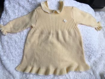 Robe jaune fille 6 mois