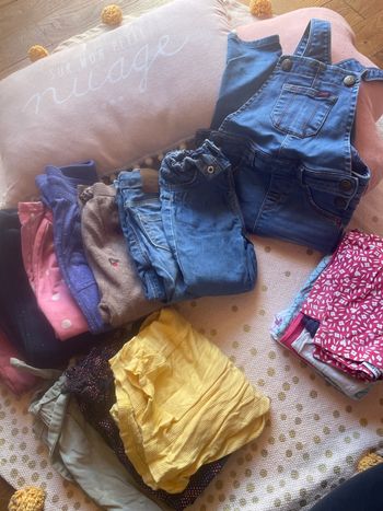 Lot pantalons fille 