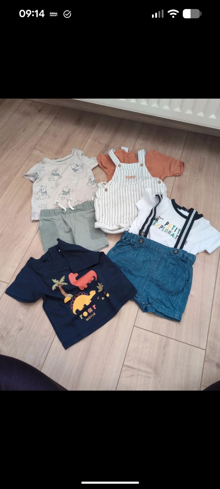 Lot habit garçon 6 mois