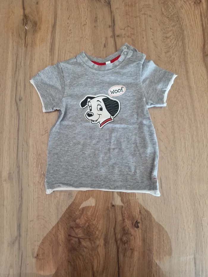Lot - 5 tee shirt + 1 pull manches courtes - 6 mois - photo numéro 10