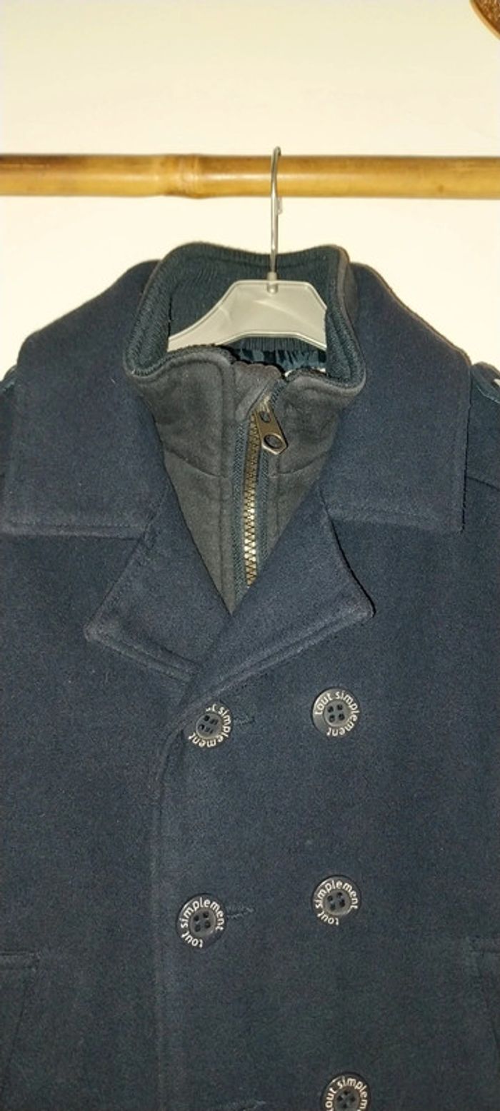 Caban/ Duffle coat marine en excellent état taille 6 ans - photo numéro 3