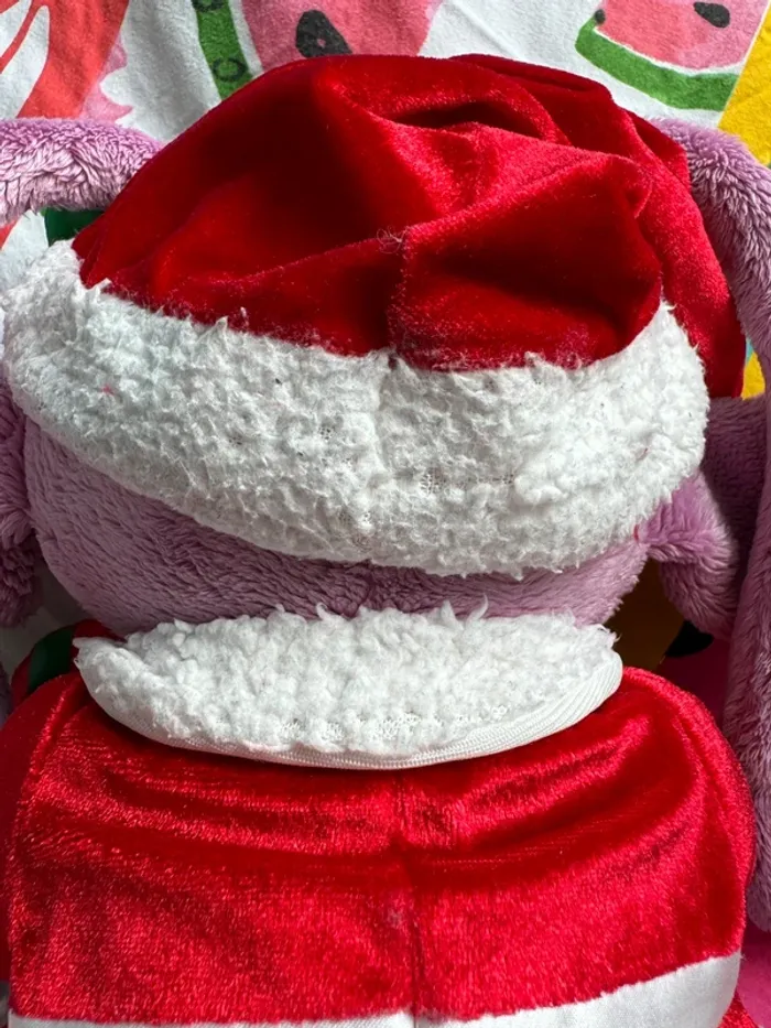 Peluche Angel (stitch) de Noël avec sucre d’orge - photo numéro 3