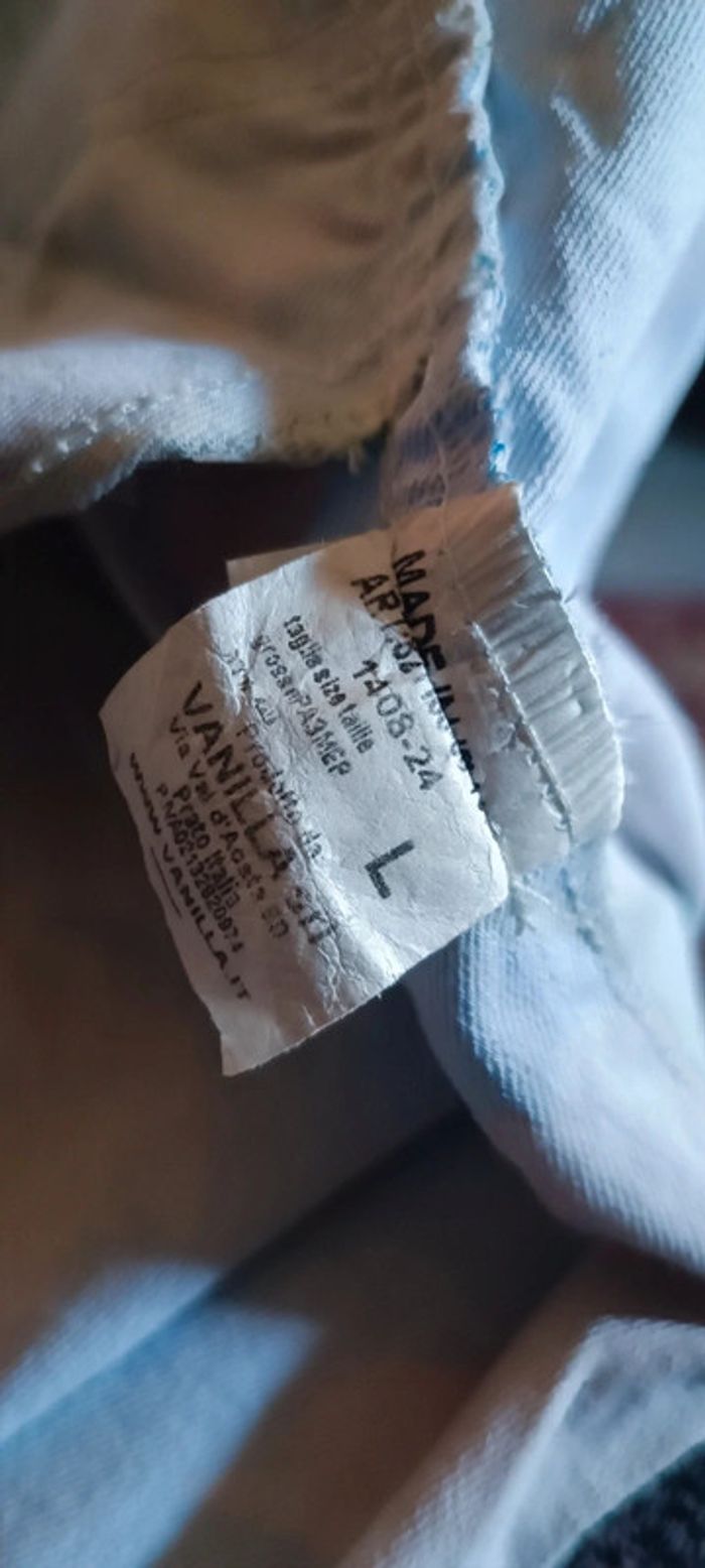 Pantalon à fleurs "Made in Italy" taille L - photo numéro 5