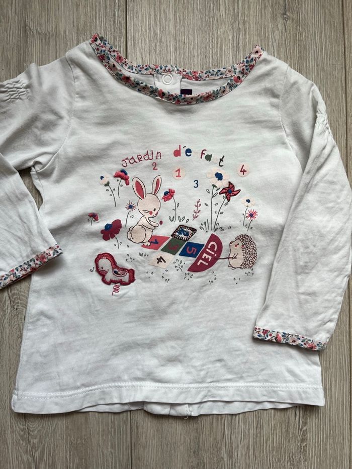 T-shirt ML 6 mois - photo numéro 3