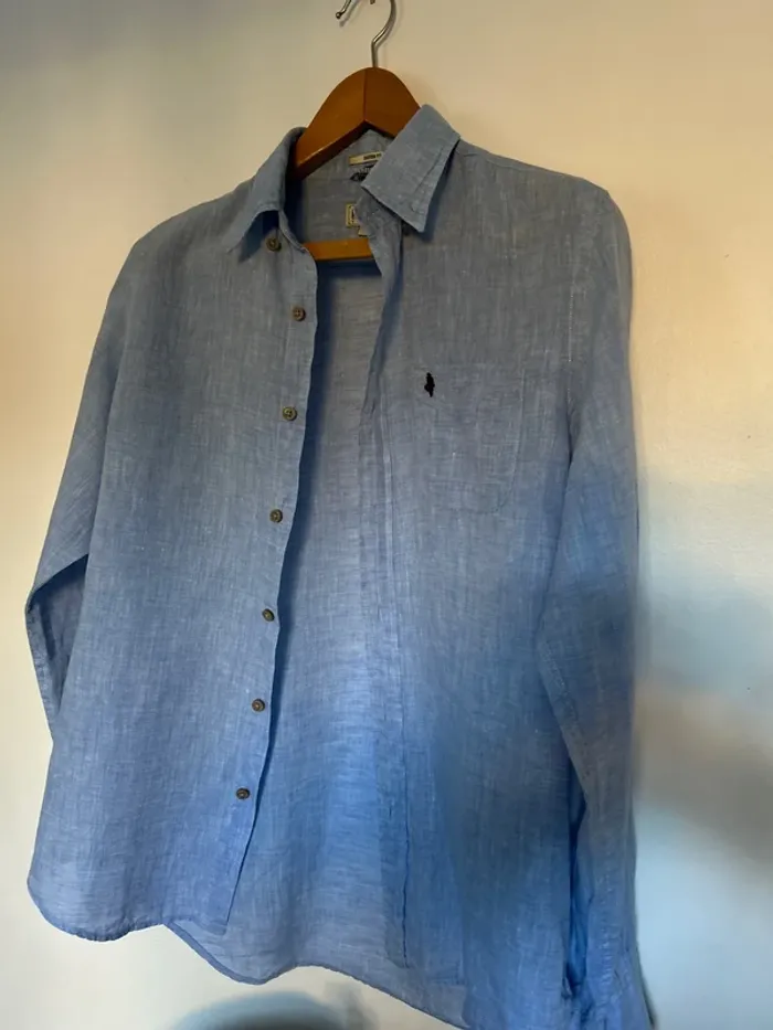 Marlboro classics chemise 100% Lin - photo numéro 2