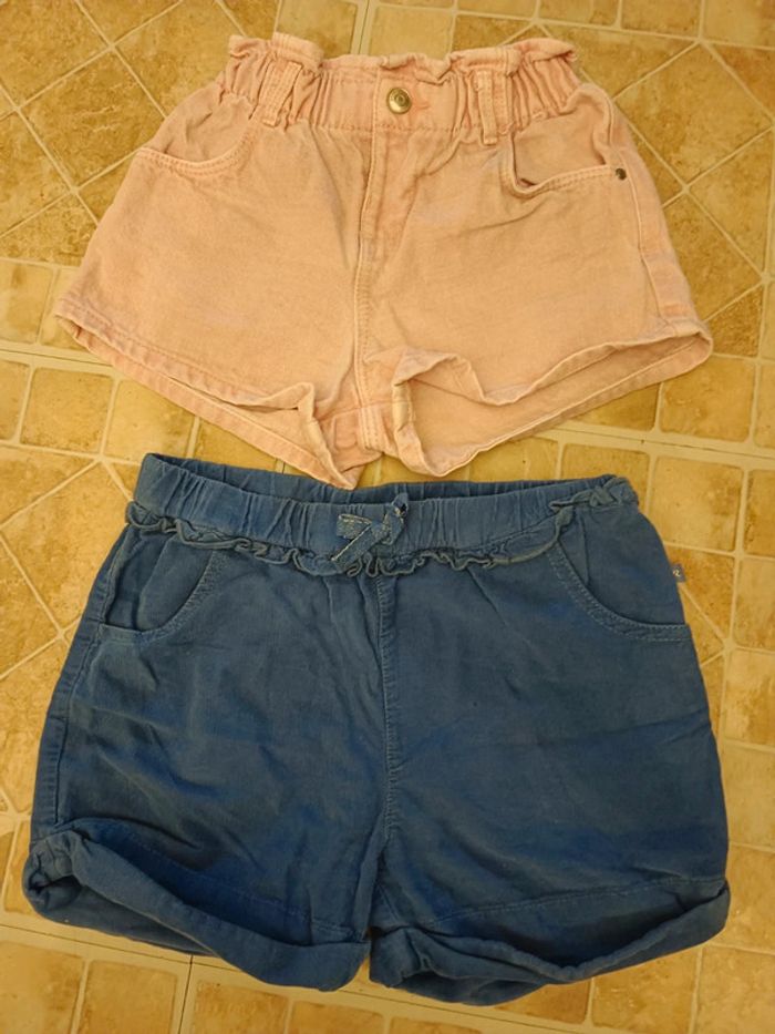Lot de 2 shorts fille