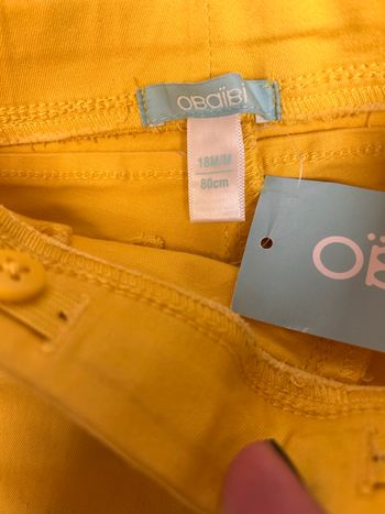 Jean jaune Obaïbi 18 mois