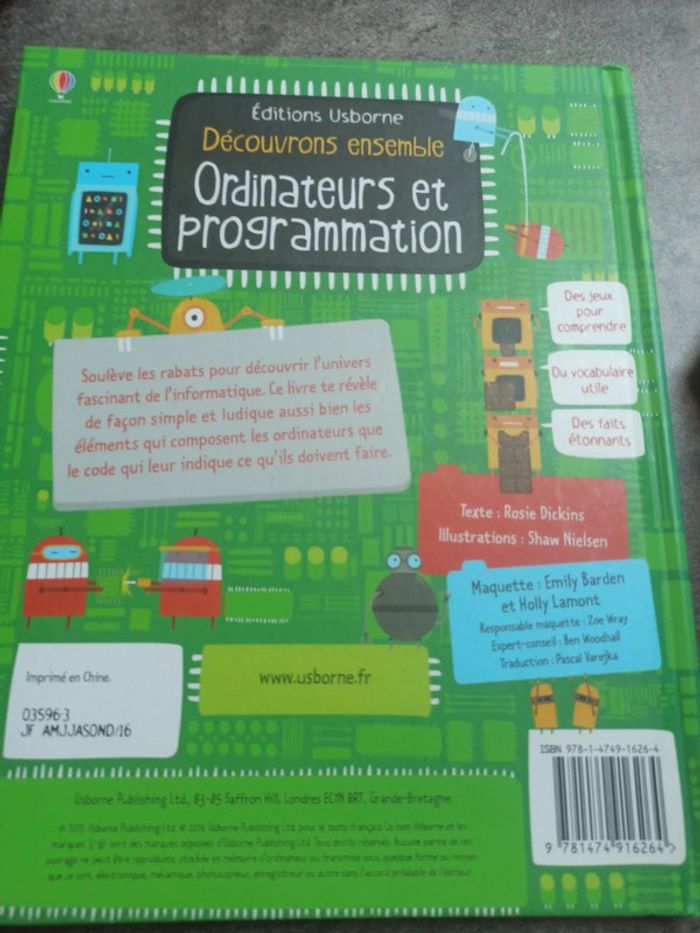 Livre usborne ordinateurs et programmation - photo numéro 5