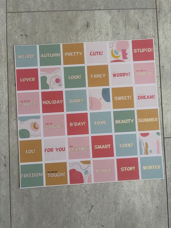 Lot de feuilles pour scrapbooking lot 7 - photo numéro 4