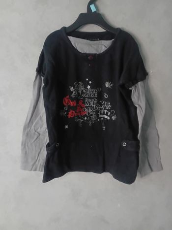 Tee shirt manche longue in extenso 5 ans