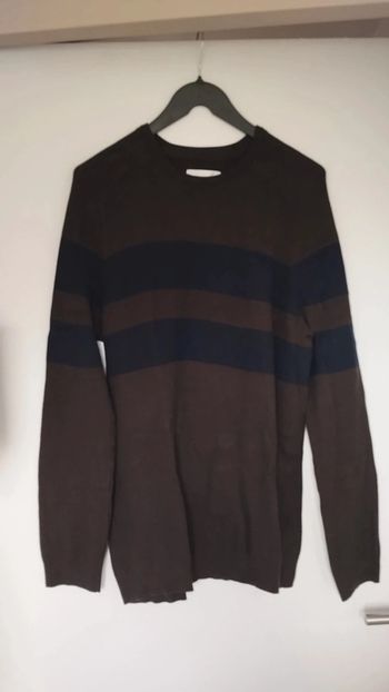 Pull homme jules taille xl vert et bleu marine