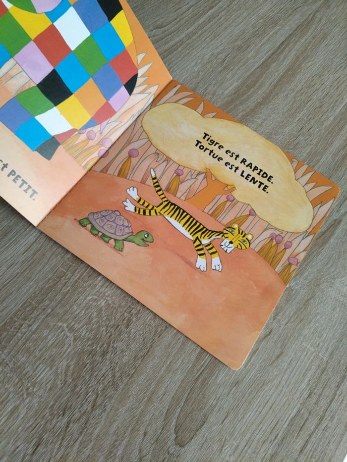 Le petit livre des contraires d'Elmer - photo numéro 3