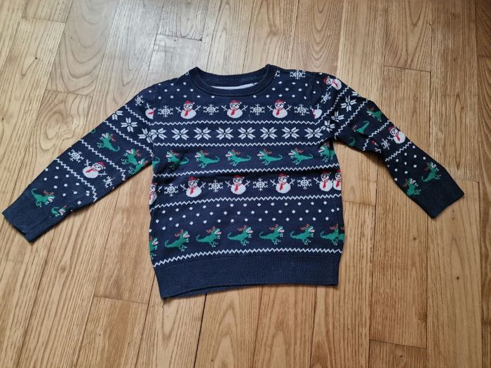 🎄 Ensemble garçon 6 ans – pull de Noël & pantalon bleu marine 👦 - photo numéro 4