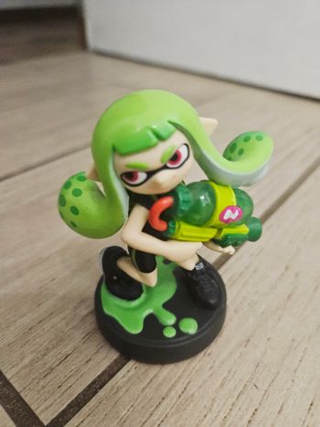 Amiibo splatoon fille inkling verte