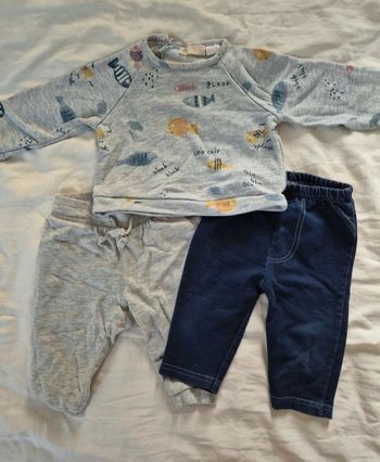 Sweat zara  et pantalon 6 mois lot