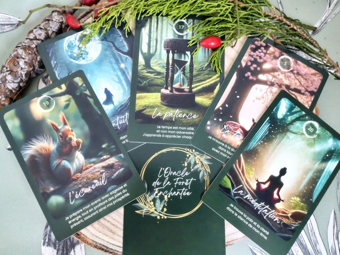 Oracle de la forêt enchantée, jeu divinatoire doux et puissant, Edition Premium 2025