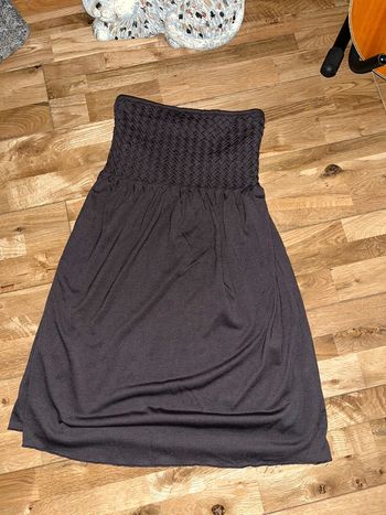 Robe tunique de plage marron etam nickel s