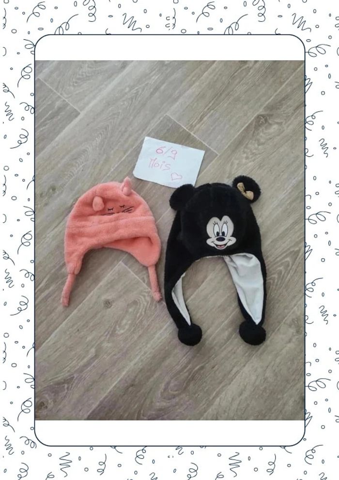 Bonnet 6/9 mois cappellini 6/9 mesi