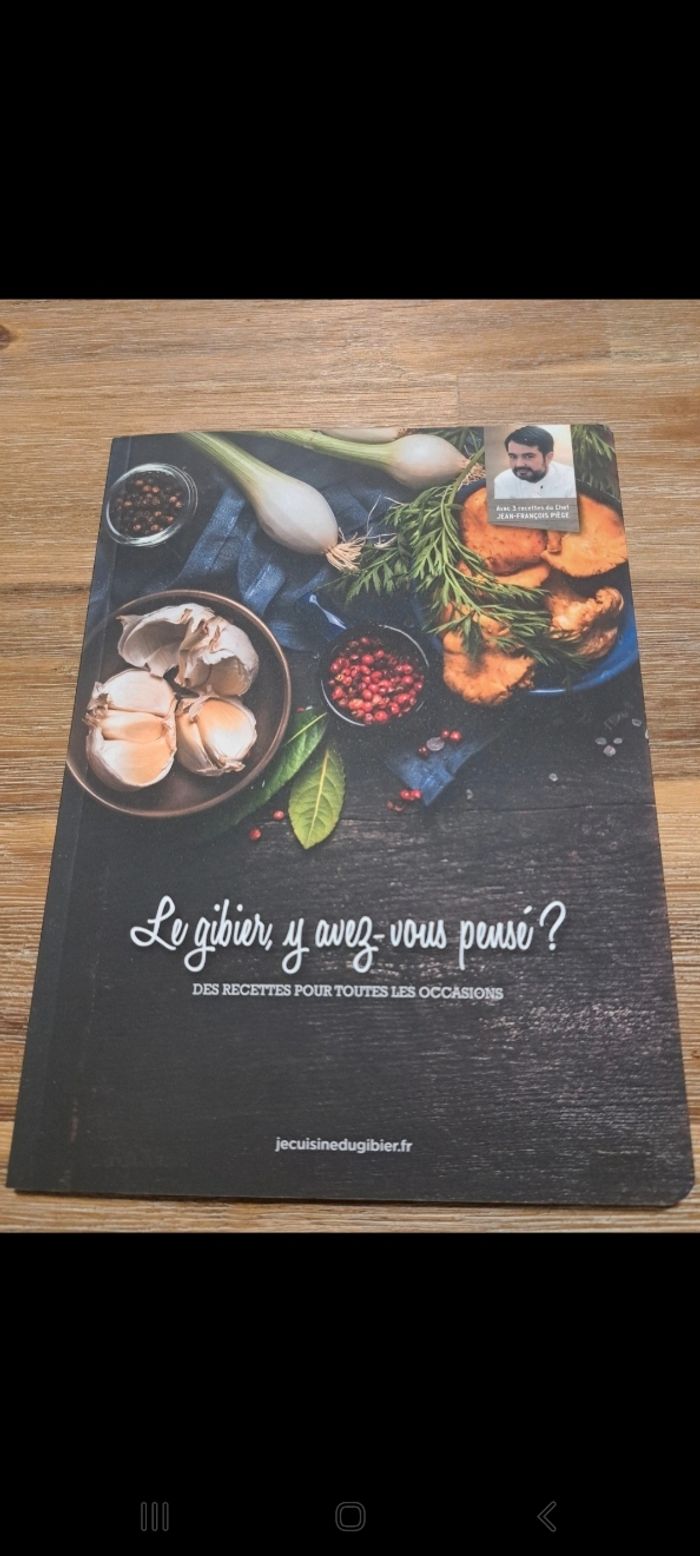 Livre recettes de gibier