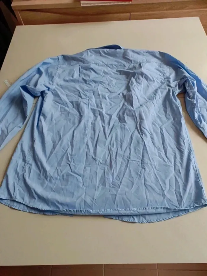 Chemise manche longue bleu emporio fashion taille l - photo numéro 7