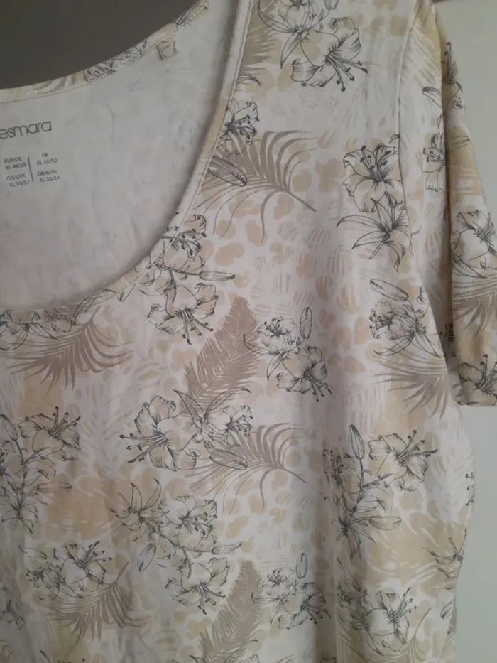 T shirt manches courtes taille xl - photo numéro 2