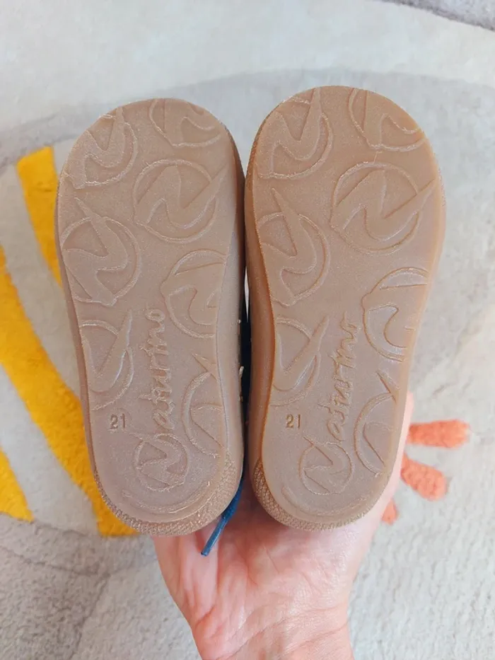 Chaussures Naturino Cocoon cuir marine 21 - photo numéro 4