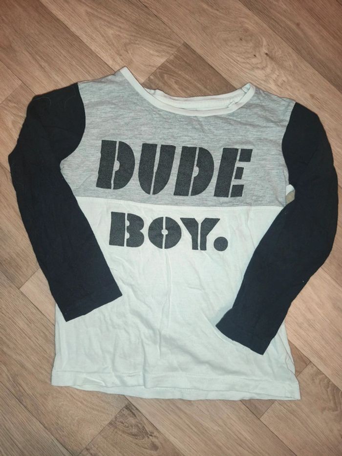 Tee shirt manches longues taille 6 ans marque Meme pas peur
