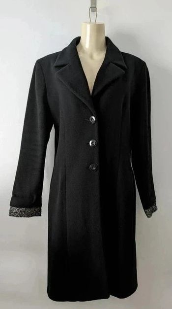 Manteau d'hiver mi-long en laine - Cacharel - taille 40