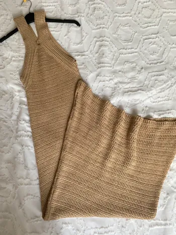 Robe camel Jasmine look