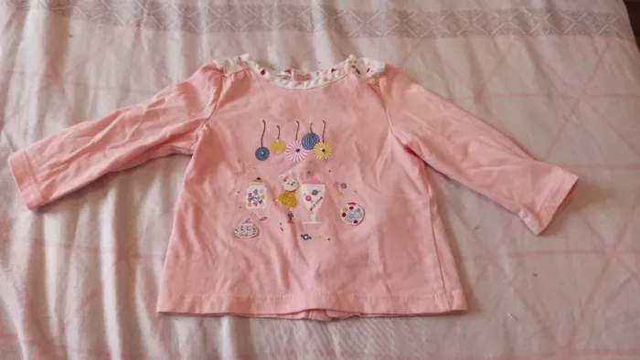 T-shirt manche longue 3 mois